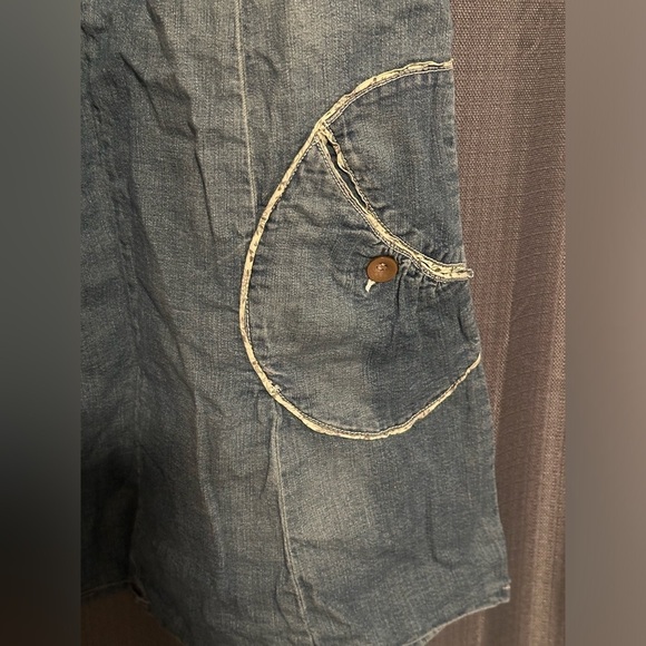 Rewind Bohemian Denim Dress - Picture 2 of 7